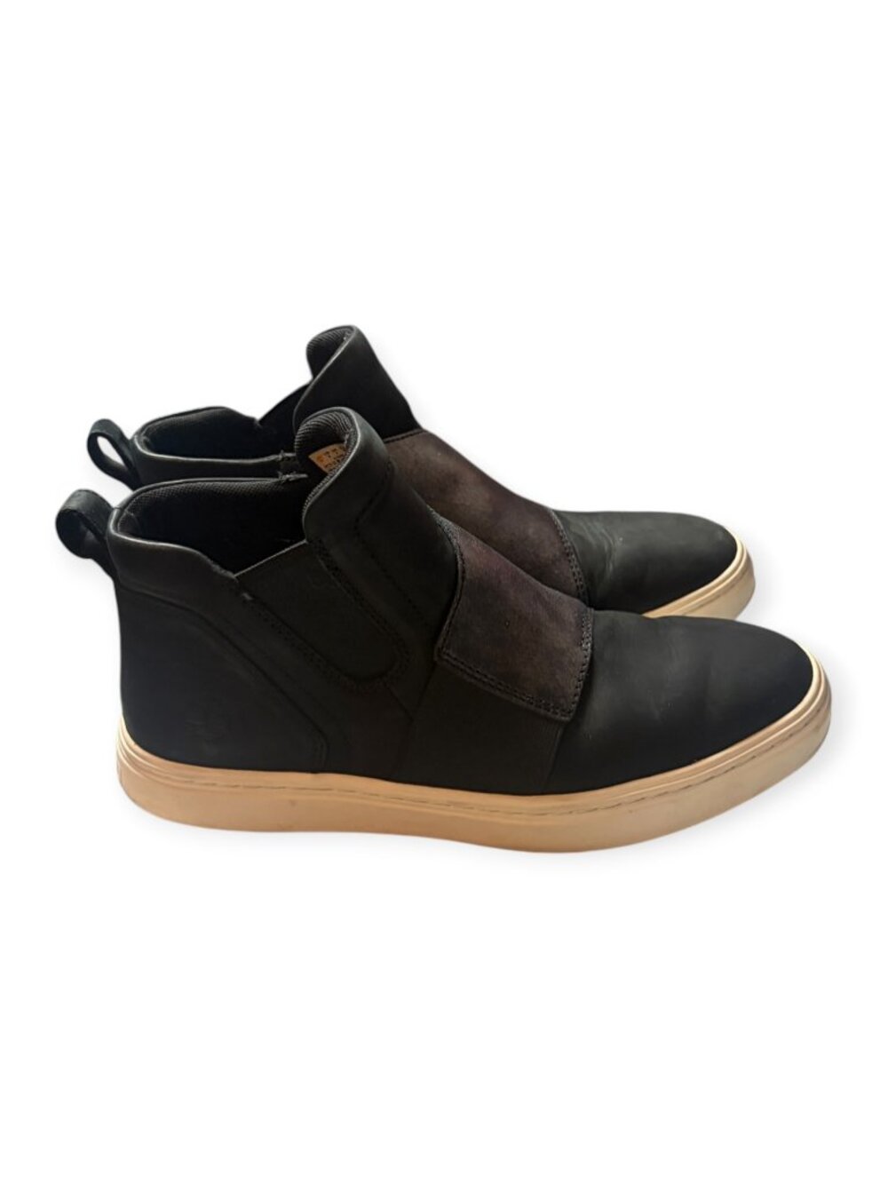 Timberland Women's Size 9 Londyn Chelsea Boots Black Nubuck Leather Shoes Ankle